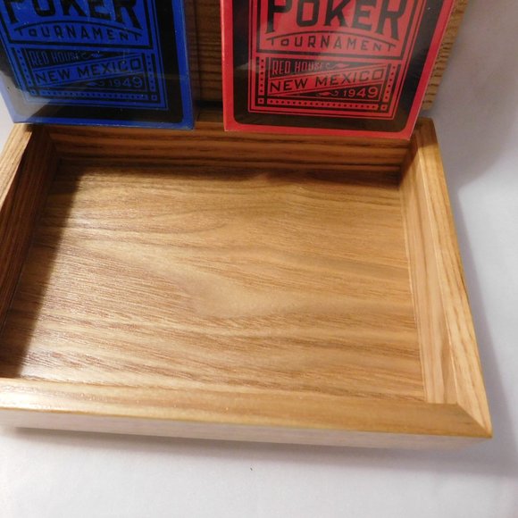 Aces Over Kings Two Decks of Poker Cards in Wood Box Sealed Decks - Picture 5 of 8